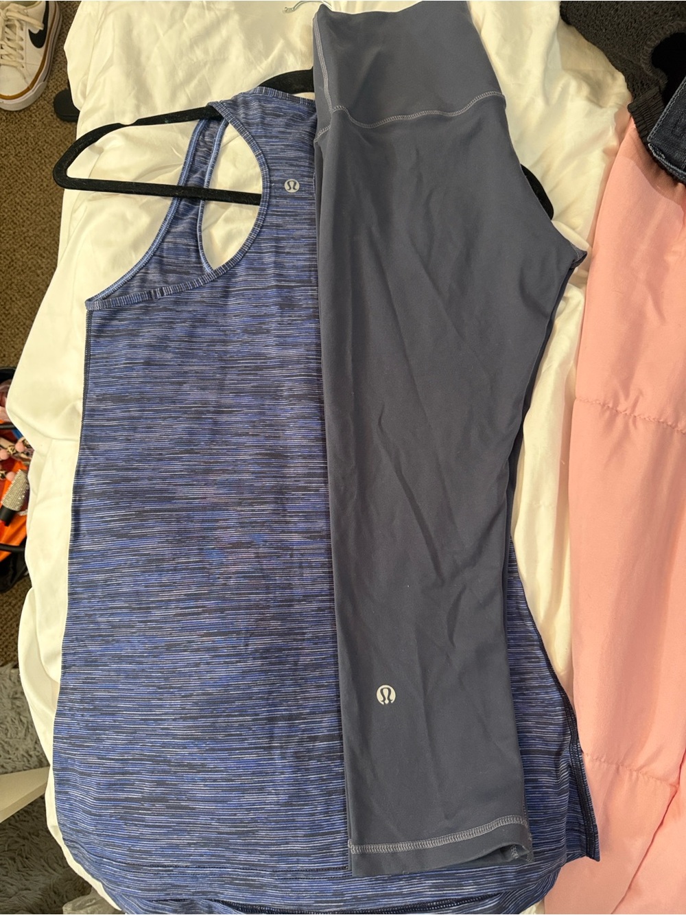 lululemon athletica Space-Dye Blue Racerback Tank
